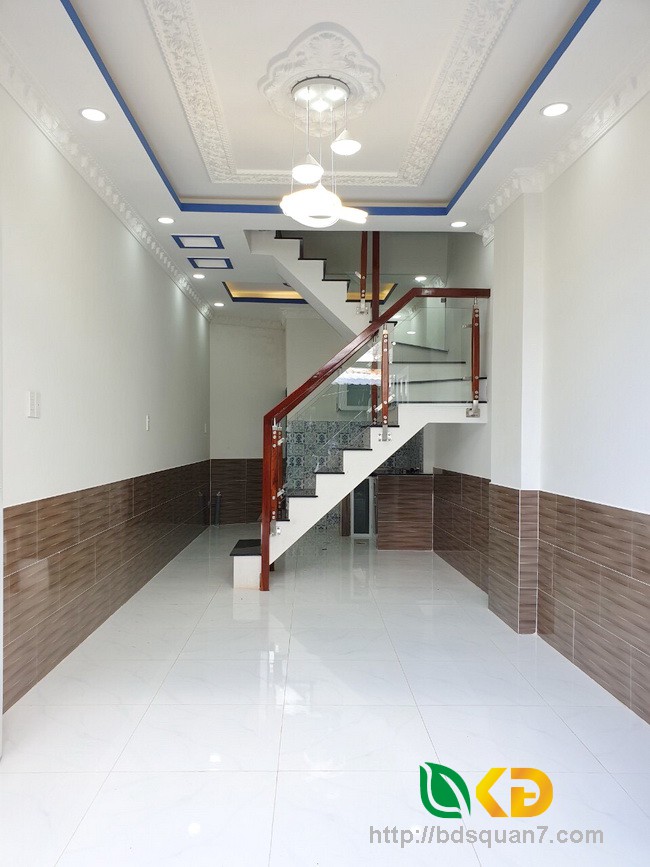 Bán nhà 1 lầu mới đẹp 100% hẻm 1056 đường Huỳnh Tấn Phát Quận 7